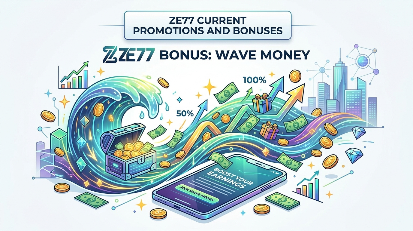ZE77 လက်ရှိ ပရိုမိုးရှင်းများနှင့် ဘောနပ်စ်များ