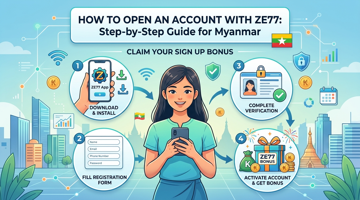 ZE77 အကောင့်ဖွင့်ခြင်း ဘောနပ်စ် ဆိုသည်မှာ အဘယ်နည်း